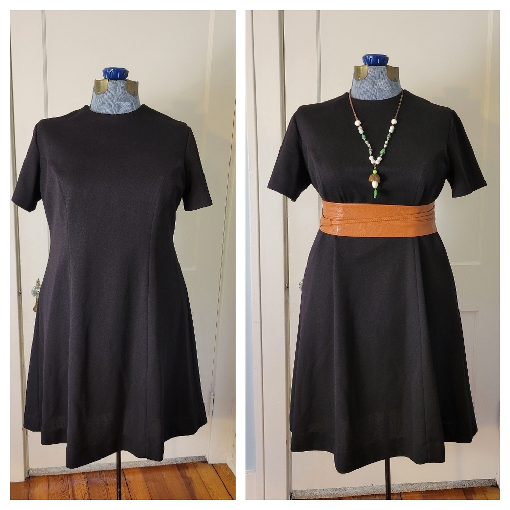 Classic Black 60s Dress
